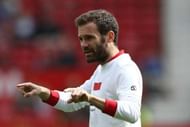 MANCHESTER, ENGLAND - APRIL 30: Juan Mata of Manchester United looks on prior to the Premier League match between Manchester United and Swansea City at Old Trafford on April 30, 2017 in Manchester, England. (Photo by Jan Kruger/Getty Images)