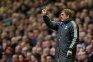 LIVERPOOL, ENGLAND - MAY 08: Manager Kenny Dalglish gives instructions during the Barclays Premier League match between Liverpool and Chelsea at Anfield on May 8, 2012 in Liverpool, England. (Photo by Alex Livesey/Getty Images)