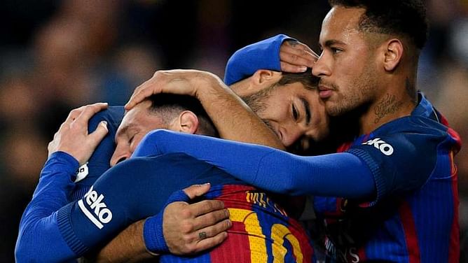 MSN on fire: Messi, Suarez and Neymar reach 100 goals...again!