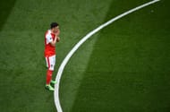 LONDON, ENGLAND - APRIL 30: Mesut Ozil of Arsenal prepares for the game prior to the Premier League match between Tottenham Hotspur and Arsenal at White Hart Lane on April 30, 2017 in London, England. (Photo by Dan Mullan/Getty Images)