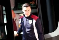 MIDDLESBROUGH, ENGLAND - APRIL 08: Michael Keane of Burnley arrives at the stadium prior to the Premier League match between Middlesbrough and Burnley at Riverside Stadium on April 8, 2017 in Middlesbrough, England. (Photo by Ian MacNicol/Getty Images)