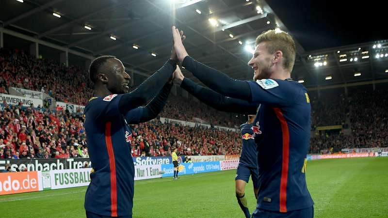 Naby Keita Timo Werner - cropped