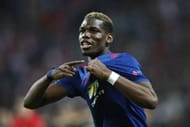 STOCKHOLM, SWEDEN - MAY 24: Paul Pogba of Manchester United celebrates victory following the UEFA Europa League Final between Ajax and Manchester United at Friends Arena on May 24, 2017 in Stockholm, Sweden. (Photo by Julian Finney/Getty Images)