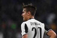 TURIN, ITALY - APRIL 23: Paulo Dybala of Juventus FC looks on during the Serie A match between Juventus FC and Genoa CFC at Juventus Stadium on April 23, 2017 in Turin, Italy. (Photo by Valerio Pennicino/Getty Images)