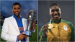 MS Dhoni has an unlikely fan in South African Olympic Gold medallist Caster Semenya