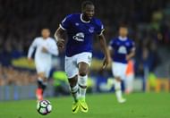 LIVERPOOL, ENGLAND - MAY 12: Romelu Lukaku of Everton in action during the Premier League match between Everton and Watford at Goodison Park on May 12, 2017 in Liverpool, England. (Photo by Richard Heathcote/Getty Images)