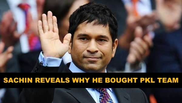 "Every Indian has played kabaddi," says Chennai team owner Sachin Tendulkar