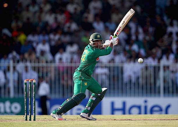 SHARJAH, UNITED ARAB EMIRATES - SEPTEMBER 30: Sarfraz Ahmed of Pakistab bats  during the first One Day International match between Pakistan and West Indies at Sharjah Cricket Stadium on September 30, 2016 in Sharjah, United Arab Emirates.  (Photo by Francois Nel/Getty Images)