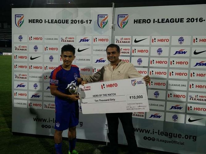 I-League 2016-17: Sunil Chhetri wins 'Hero of the League' Award