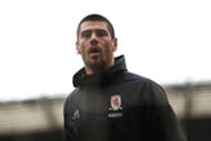 MIDDLESBROUGH, ENGLAND - MARCH 11: Victor Valdes of Middlesbrough looks on while warming up prior to The Emirates FA Cup Quarter-Final match between Middlesbrough and Manchester City at Riverside Stadium on March 11, 2017 in Middlesbrough, England. (Photo by Ian MacNicol/Getty Images)