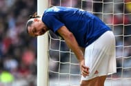 SUNDERLAND, ENGLAND - APRIL 09: Zlatan Ibrahimovic of Manchester United reacts during the Premier League match between Sunderland and Manchester United at Stadium of Light on April 9, 2017 in Sunderland, England. (Photo by Shaun Botterill/Getty Images)