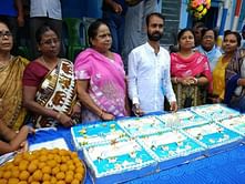 Indian football fans celebrate Lionel Messi's 30th birthday in West Bengal