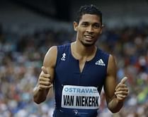 Van Niekerk breaks another Johnson world record in rare 300m race