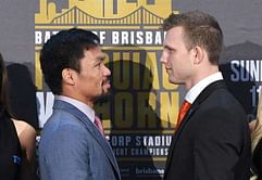 Boxing - Pacquiao looks beyond Horn, has Mayweather rematch in mind
