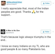 This gesture of Indian fans won hearts of people across the border. The Pakistanis flooded Twitter with appreciations posts for Indian fans and acknowledged the latter's gesture high in spirits.