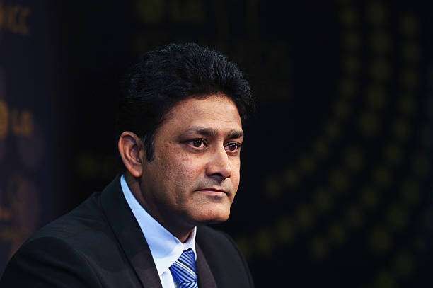 DUBAI, UNITED ARAB EMIRATES - NOVEMBER 05: Anil Kumble,Chairman of the ICC Cricket Commitee talks to the media at a press conference to announce the shortlists for the LG ICC Awards 2014 at the ICC Headquarters in Dubai Sports City on November 5, 2014 in Dubai, United Arab Emirates. (Photo by Francois Nel/Getty Images)