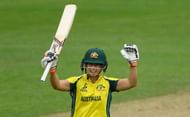 TAUNTON, ENGLAND - JUNE 26: Australia batsman Nicole Bolton celebrates her century during the ICC Women's World Cup 2017 match between Australia and West Indies at The Cooper Associates County Ground on June 26, 2017 in Taunton, England. (Photo by Stu Forster/Getty Images)