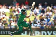 PERTH, AUSTRALIA - JANUARY 19: Babar Azam of Pakistan bats during game three of the One Day International series between Australia and Pakistan at WACA on January 19, 2017 in Perth, Australia. (Photo by Paul Kane/Getty Images)