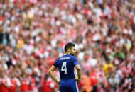 LONDON, ENGLAND - MAY 27: Cesc Fabregas of Chelsea looks dejected during The Emirates FA Cup Final between Arsenal and Chelsea at Wembley Stadium on May 27, 2017 in London, England. (Photo by Laurence Griffiths/Getty Images)
