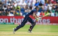 CARDIFF, WALES - JUNE 14: England batsman Ben Stokes picks up a run during the ICC Champions Trophy semi final between England and Pakistan at SWALEC Stadium on June 14, 2017 in Cardiff, Wales. (Photo by Stu Forster/Getty Images)