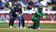 CARDIFF, WALES - JUNE 14: Fakhar Zaman of Pakistan bats during the ICC Champions Trophy Semi Final between England and Pakistan at SWALEC Stadium on June 14, 2017 in Cardiff, Wales. (Photo by Gareth Copley/Getty Images)