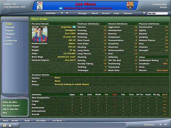 football manager 2005