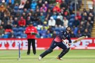 CARDIFF, WALES - JUNE 06: Jos Buttler of England looks up towards the ball during the ICC Champions Trophy match between England and New Zealand at the SWALEC Stadium on June 6, 2017 in Cardiff, Wales. (Photo by Michael Steele/Getty Images)