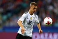 SOCHI, RUSSIA - JUNE 19: Joshua Kimmich of Germany in action during the FIFA Confederations Cup Russia 2017 Group B match between Australia and Germany at Fisht Olympic Stadium on June 19, 2017 in Sochi, Russia. (Photo by Dean Mouhtaropoulos/Getty Images)