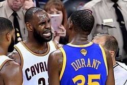 Video: LeBron James and Kevin Durant clash in WWE 2K simulation
