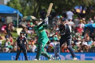 CENTURION, SOUTH AFRICA - NOVEMBER 15: Loots Bosman of South Africa hits out during the Twenty20 International match between South Africa and England at Supersport Park on November 15, 2009 in Centurion, South Africa. (Photo by Tom Shaw/Getty Images)