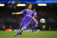 CARDIFF, WALES - JUNE 03: Luka Modric of Real Madrid in action during the UEFA Champions League Final between Juventus and Real Madrid at National Stadium of Wales on June 3, 2017 in Cardiff, Wales. (Photo by Laurence Griffiths/Getty Images)