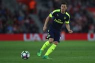 SOUTHAMPTON, ENGLAND - MAY 10: Mesut Ozil of Arsenal during the Premier League match between Southampton and Arsenal at St Mary's Stadium on May 10, 2017 in Southampton, England. (Photo by Michael Steele/Getty Images)