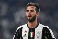 TURIN, ITALY - JANUARY 08: Miralem Pjanic of Juventus FC looks on during the Serie A match between Juventus FC and Bologna FC at Juventus Stadium on January 8, 2017 in Turin, Italy. (Photo by Valerio Pennicino/Getty Images)