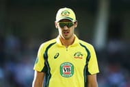 ADELAIDE, AUSTRALIA - JANUARY 26: Mitchell Starc of Australia looks on during game five of the One Day International series between Australia and Pakistan at Adelaide Oval on January 26, 2017 in Adelaide, Australia. (Photo by Morne de Klerk/Getty Images)