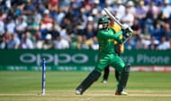 CARDIFF, WALES - JUNE 14: Pakistan batsman Azhar Ali hits out during the ICC Champions Trophy semi final between England and Pakistan at SWALEC Stadium on June 14, 2017 in Cardiff, Wales. (Photo by Stu Forster/Getty Images)