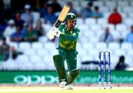 LONDON, ENGLAND - JUNE 03: Quinton de Kock of South Africa bats during the ICC Champions Trophy match between Sri Lanka and South Africa at The Kia Oval on June 3, 2017 in London, England. (Photo by Jordan Mansfield/Getty Images)