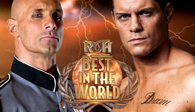 Indie Wrestling News: ROH 'Best in the World' PPV match card; Cody Rhodes and Bully Ray in title matches