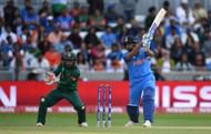 BIRMINGHAM, ENGLAND - JUNE 15: Rohit Sharma of India bats during the ICC Champions Trophy Semi Final between Bangladesh and India at Edgbaston on June 15, 2017 in Birmingham, England. (Photo by Gareth Copley/Getty Images)