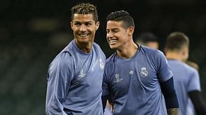 Cristiano Ronaldo mocks Real Madrid team-mate James Rodriguez's 'ugly' new haircut
