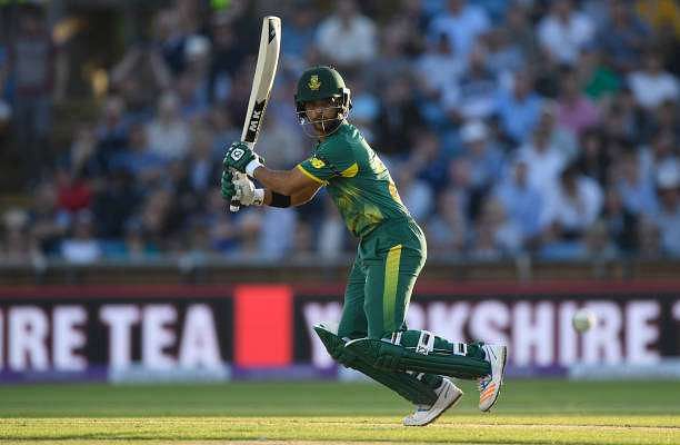 LEEDS, ENGLAND - MAY 24:  South Africa batsman JP Duminy hits out during the 1st Royal London One Day International match between England and South Aafrica at Headingley on May 24, 2017 in Leeds, England.  (Photo by Stu Forster/Getty Images)