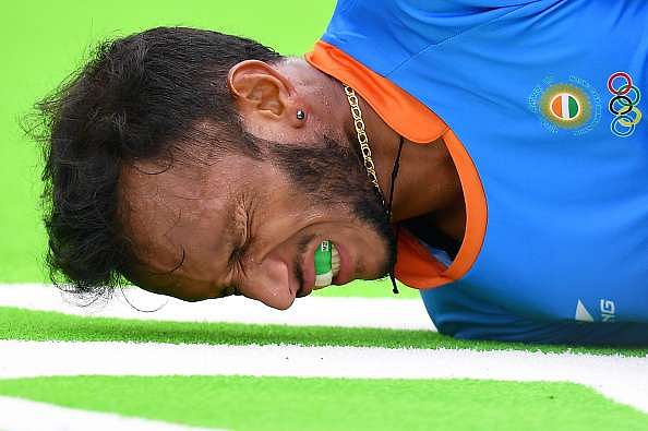 Indian hockey star SV Sunil plays through pain against Pakistan