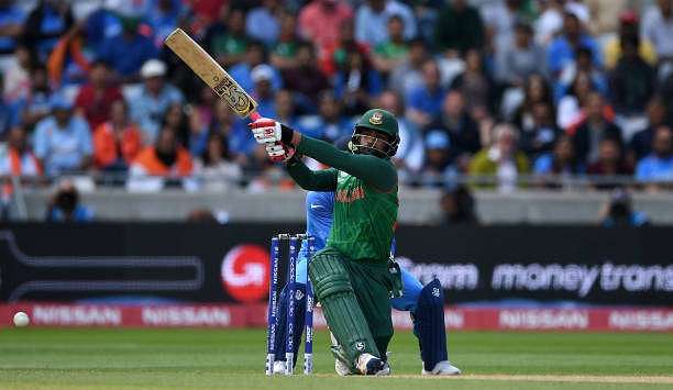 BIRMINGHAM, ENGLAND - JUNE 15:  Tamim Iqbal of Bangladesh bats during the ICC Champions Trophy Semi Final between Bangladesh and India at Edgbaston on June 15, 2017 in Birmingham, England.  (Photo by Gareth Copley/Getty Images)