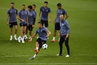 zidane and ronaldo training