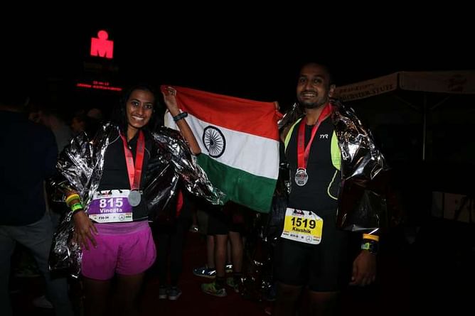 Meet 'Ironman couple' Kaushik Mukherjee and Vineeta Singh, India's first couple to complete world's toughest race