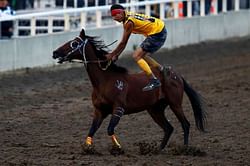 Montana team wins indigenous relay at Calgary Stampede rodeo