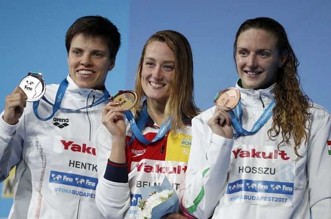 Swimming - Kalisz, Dressel shine on memorable night for U.S.