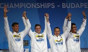 Swimming: Dressel grabs seventh gold to equal Phelps record
