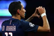 PARIS, FRANCE - OCTOBER 19: Angel Di Maria of PSG celebrates scoring his teams first goal of the game during the Group A, UEFA Champions League match between Paris Saint-Germain Football Club and Fussball Club Basel 1893 at Parc des Princes on October 19, 2016 in Paris, France. (Photo by Dean Mouhtaropoulos/Getty Images)