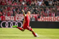 MUNICH, GERMANY - MAY 20: Arjen Robben of FC Bayern Muenchen in action during the Bundesliga match between Bayern Muenchen and SC Freiburg at Allianz Arena on May 20, 2017 in Munich, Germany. (Photo by Jan Hetfleisch/Getty Images for MAN)