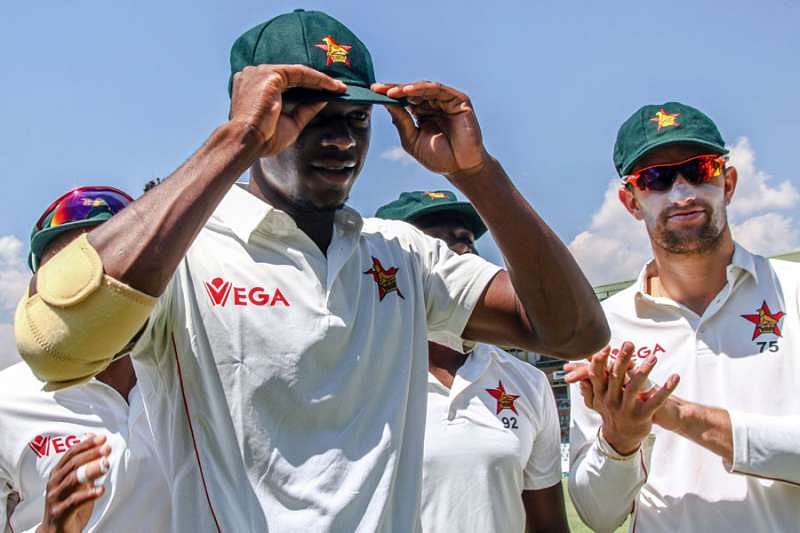 Carl Mumba getting his first Test cap